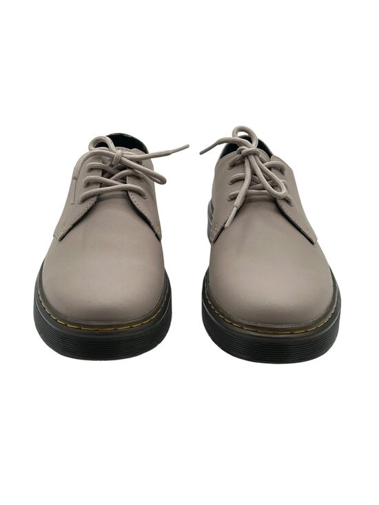 Dr. Martens Size M9 / W10 Beige Oxford Style Shoes Black Soles Yellow Stitching main image 4